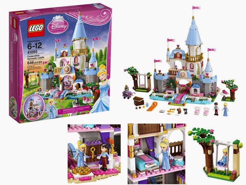 Lao svinge Tilpasning LEGO Disney Princess 41055 Cinderella's Romantic Castle